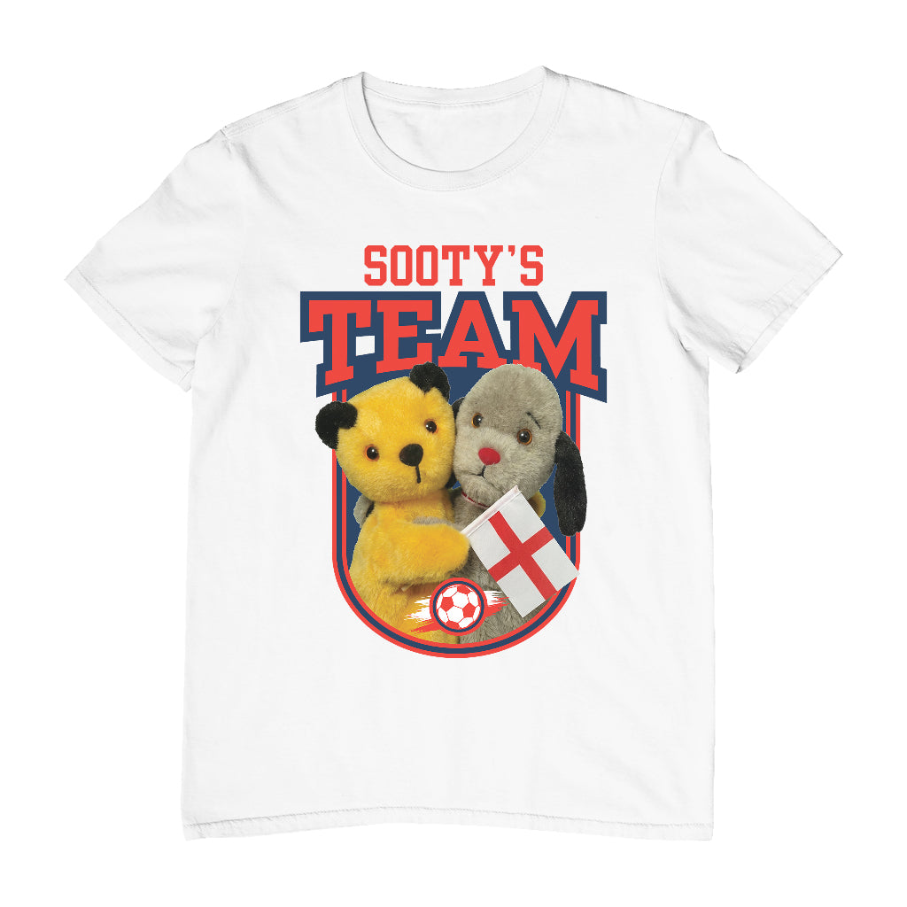 Sooty & Sweep Team England Mens T-Shirt-Sooty's Shop