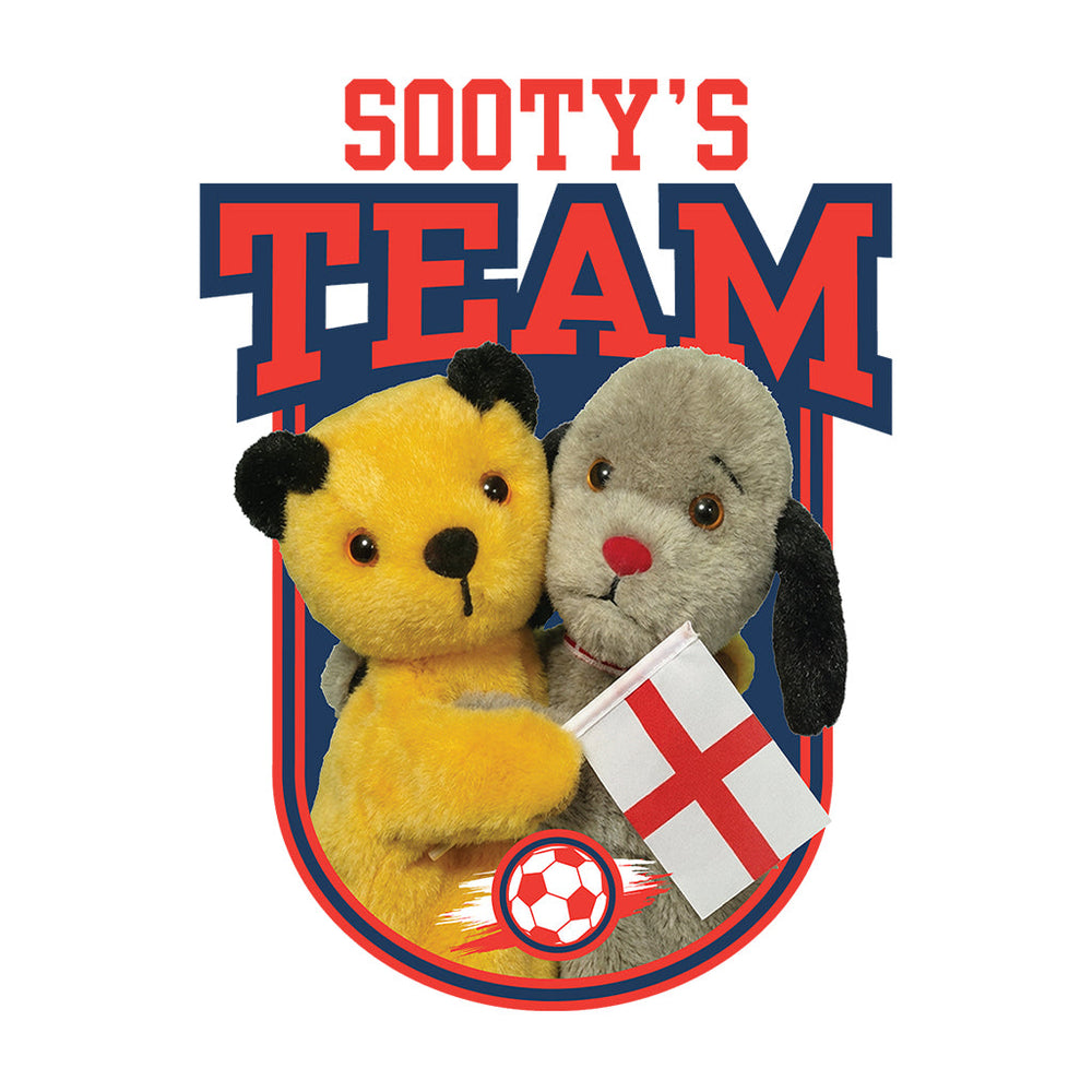 Sooty & Sweep Team England Womens T-Shirt-Sooty's Shop
