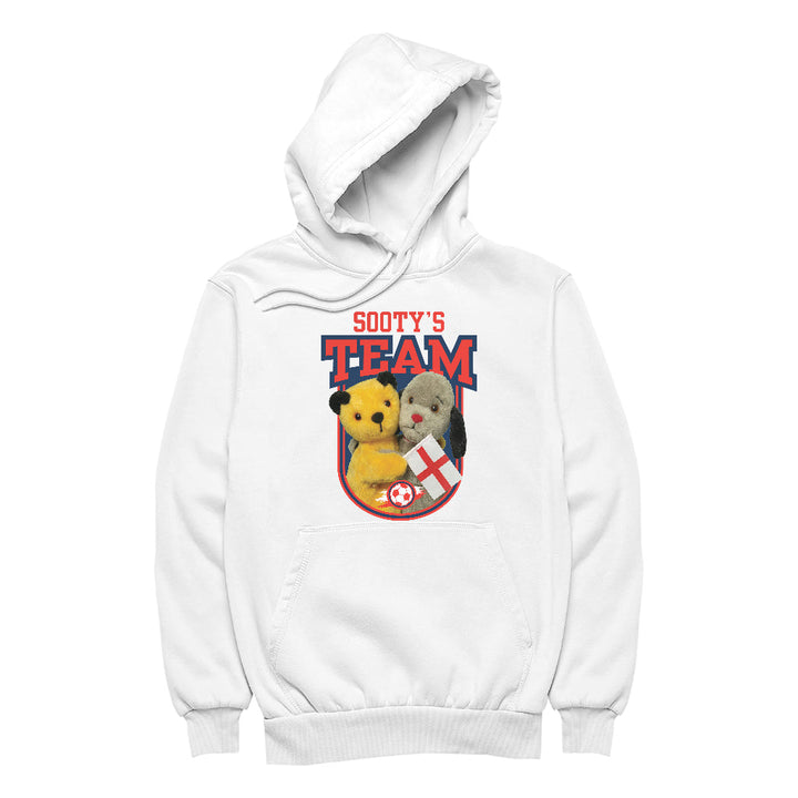 Sooty & Sweep Team England Womens Hooded Sweatshirt-Sooty's Shop