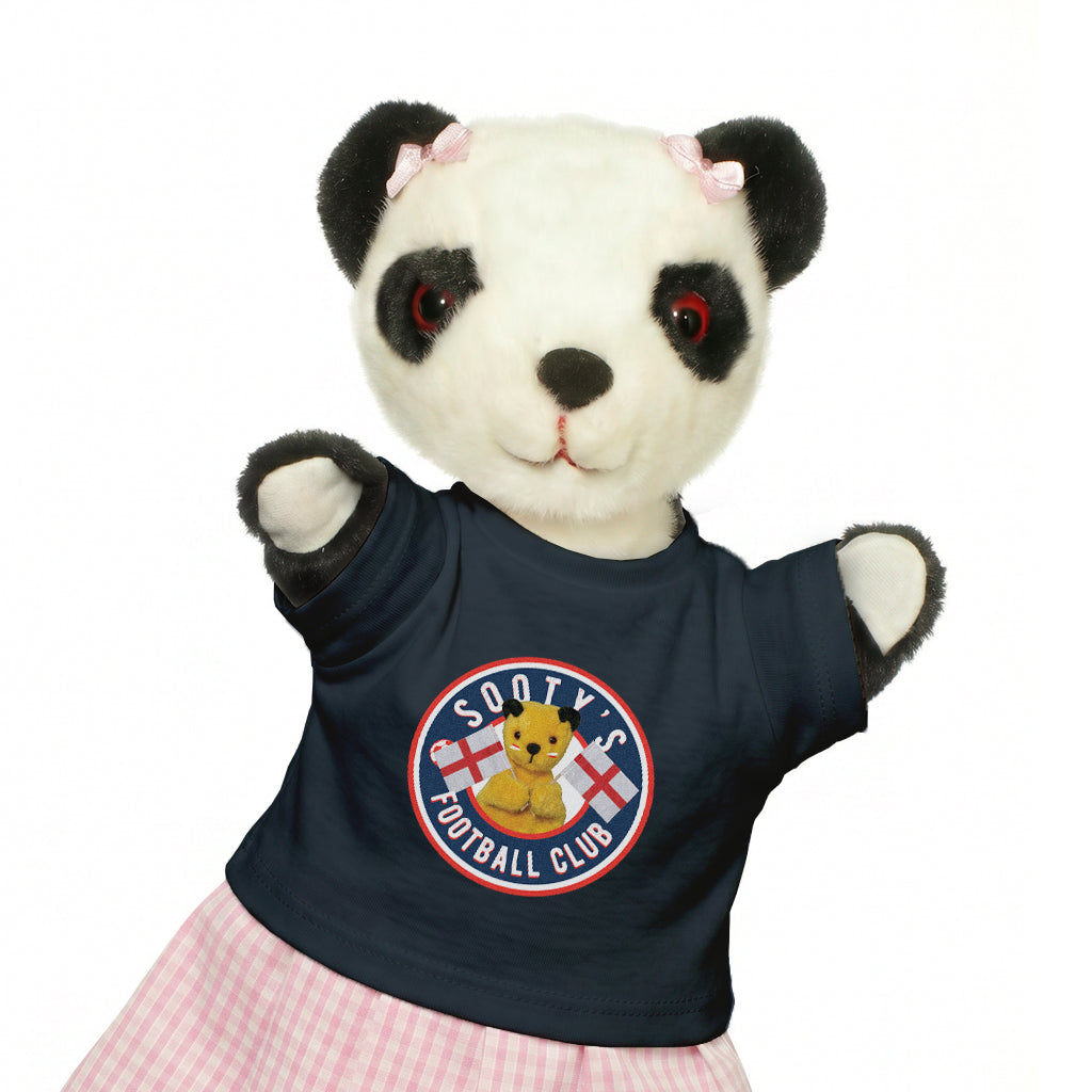 Sooty's England Football Club Hand Puppet Mini T-Shirt-Sooty's Shop