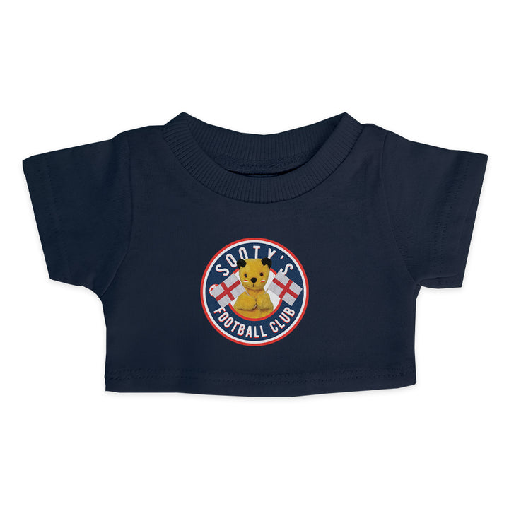 Sooty's England Football Club Hand Puppet Mini T-Shirt-Sooty's Shop