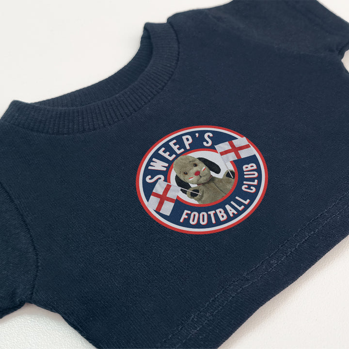 Sweep's England Football Club Hand Puppet Mini T-Shirt-Sooty's Shop