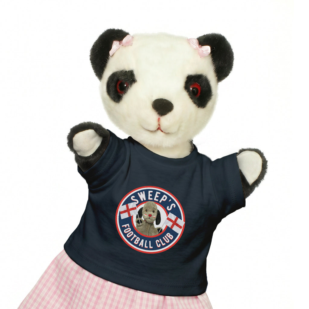 Sweep's England Football Club Hand Puppet Mini T-Shirt-Sooty's Shop