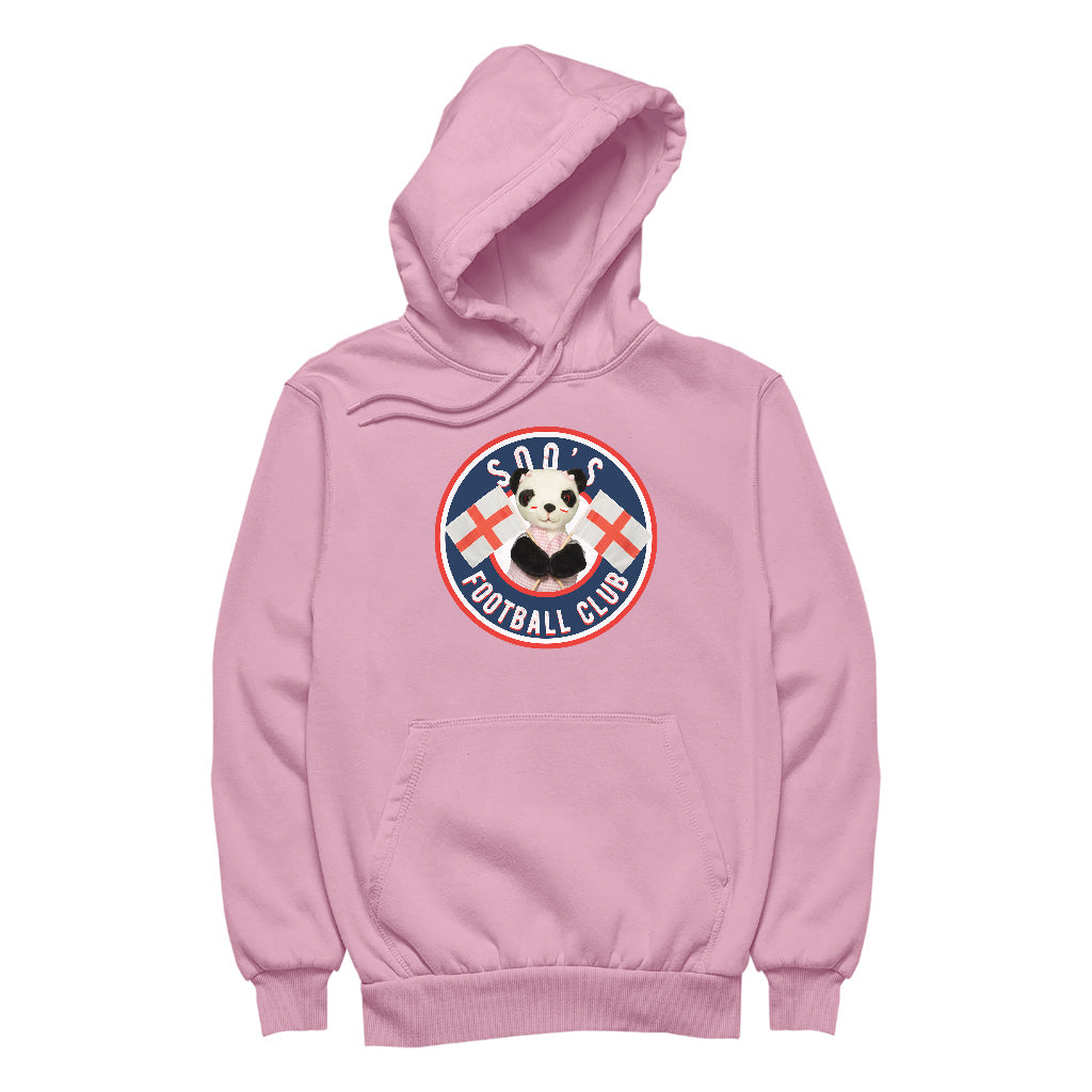 Soo's England Football Club Women's Hooded Sweatshirt-Sooty's Shop