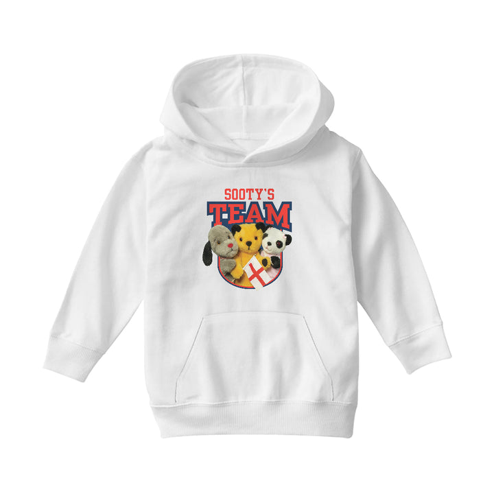 Sooty Sweep & Soo Team England Kids Hooded Sweatshirt-Sooty's Shop