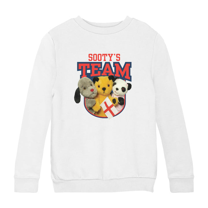 Sooty Sweep & Soo Team England Kids Sweatshirt-Sooty's Shop