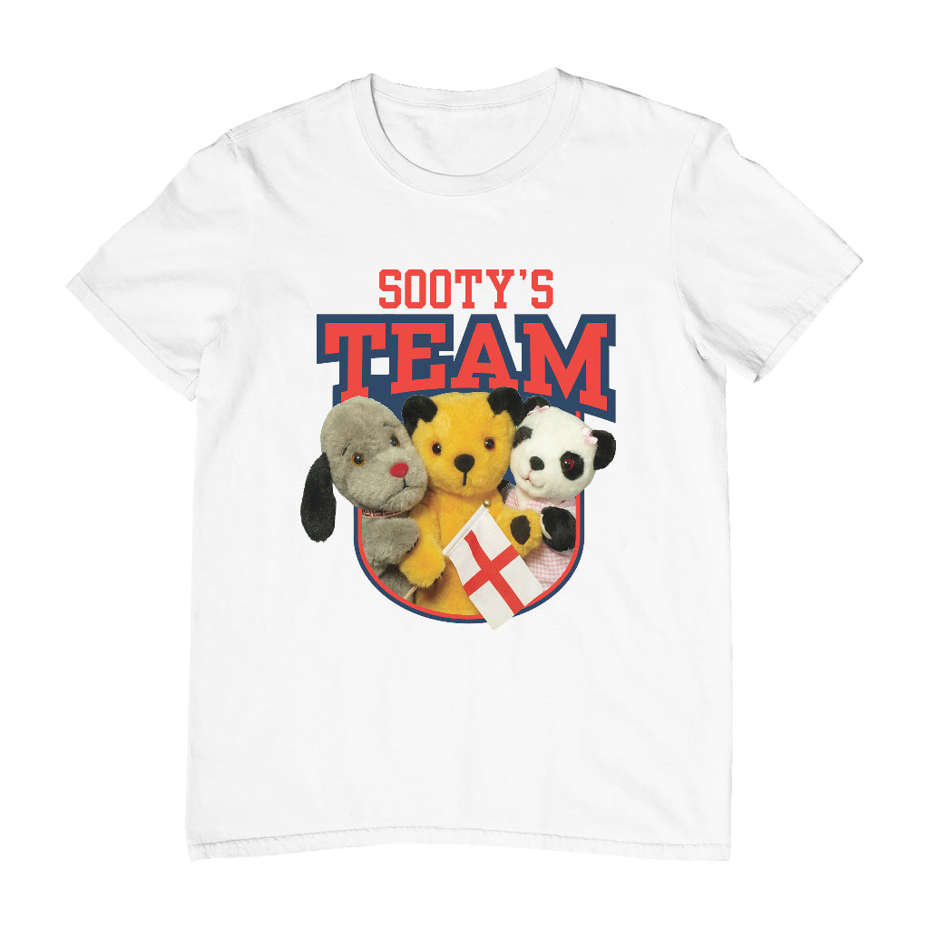 Sooty Sweep & Soo Team England Mens T-Shirt-Sooty's Shop