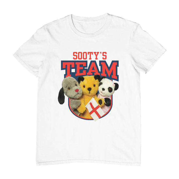 Sooty Sweep & Soo Team England Mens T-Shirt-Sooty's Shop