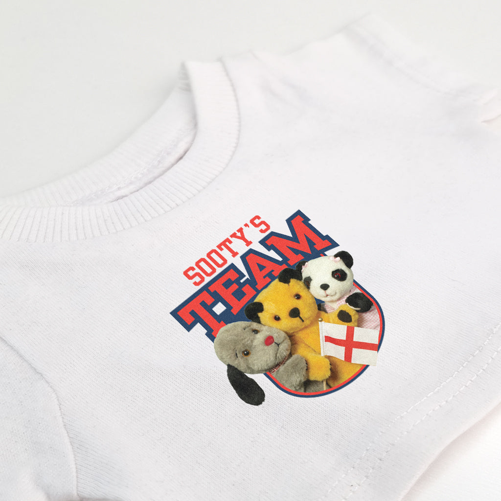 Sooty Sweep & Soo Team England Hand Puppet Mini T-Shirt-Sooty's Shop