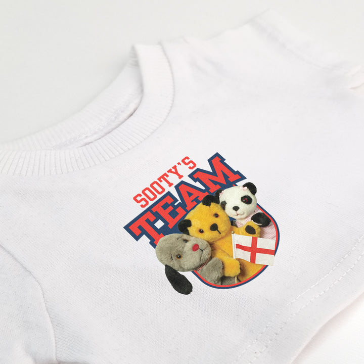 Sooty Sweep & Soo Team England Hand Puppet Mini T-Shirt-Sooty's Shop