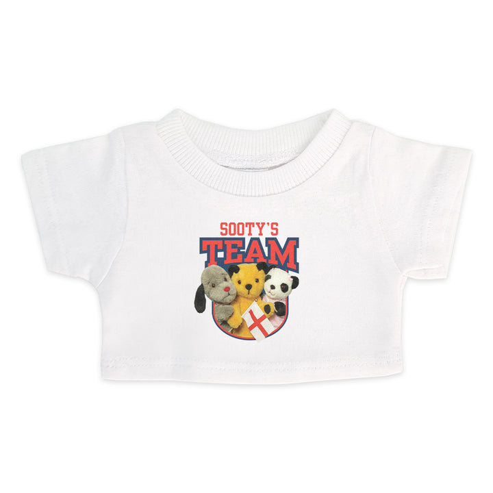 Sooty Sweep & Soo Team England Hand Puppet Mini T-Shirt-Sooty's Shop