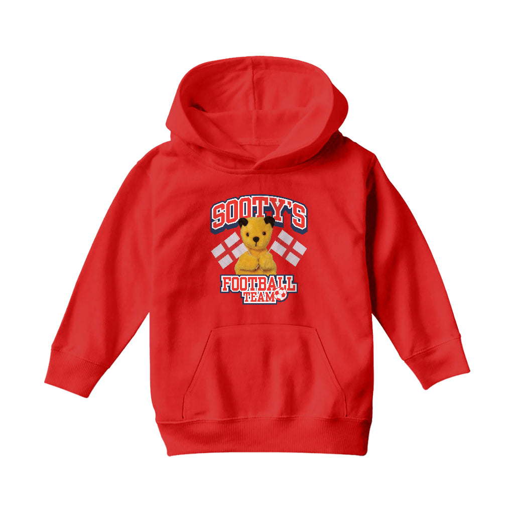 Sooty's Football Team Kids Hooded Sweatshirt-Sooty's Shop