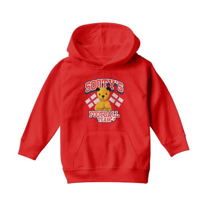 Sooty's Football Team Kids Hooded Sweatshirt-Sooty's Shop