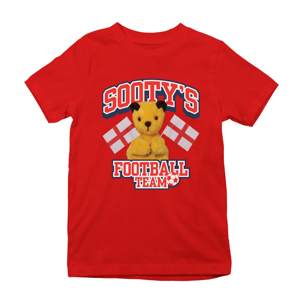 Sooty's Football Team Kids T-Shirt-Sooty's Shop