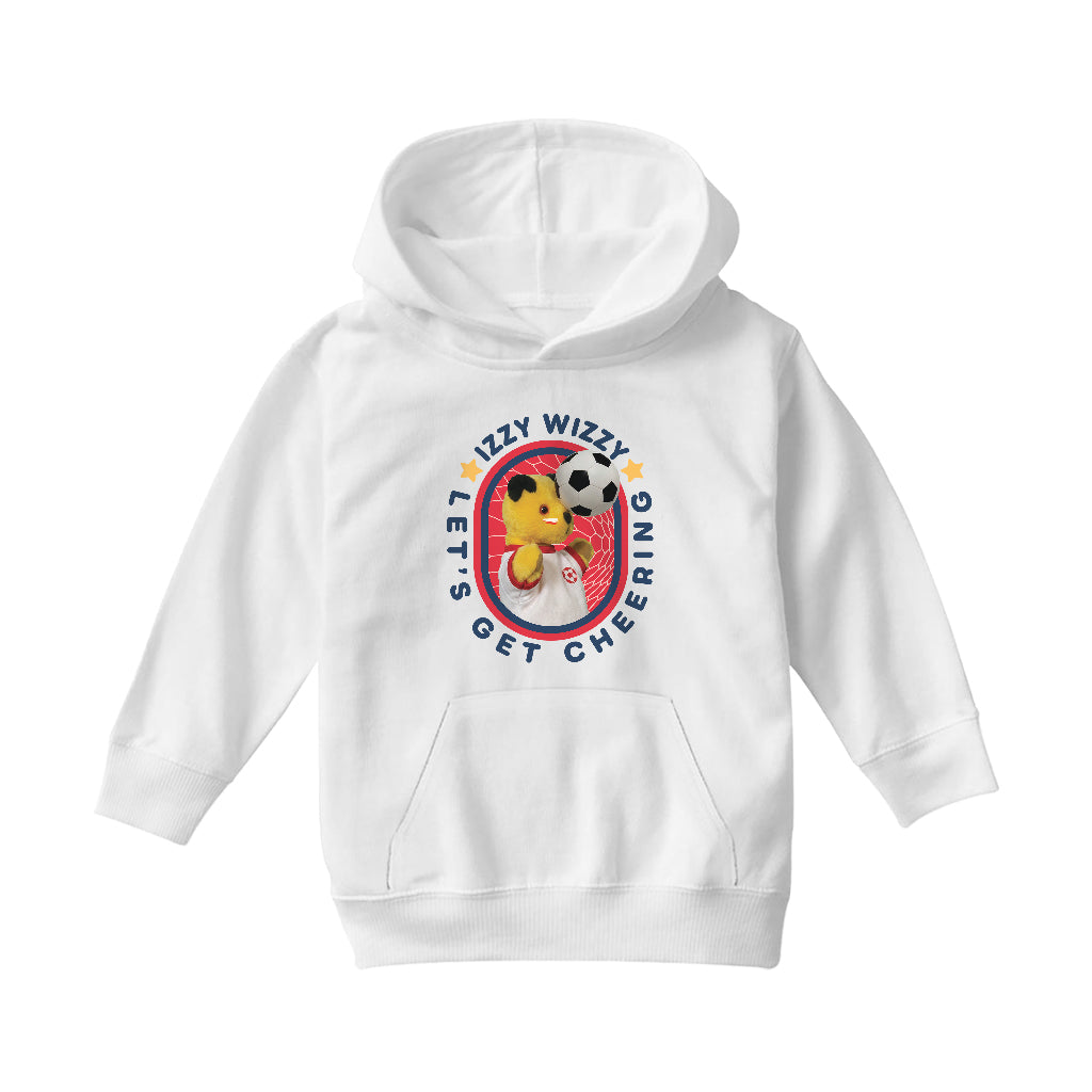 Sooty Izzy Wizzy Let's Get Cheering Football Kids Hooded Sweatshirt-Sooty's Shop