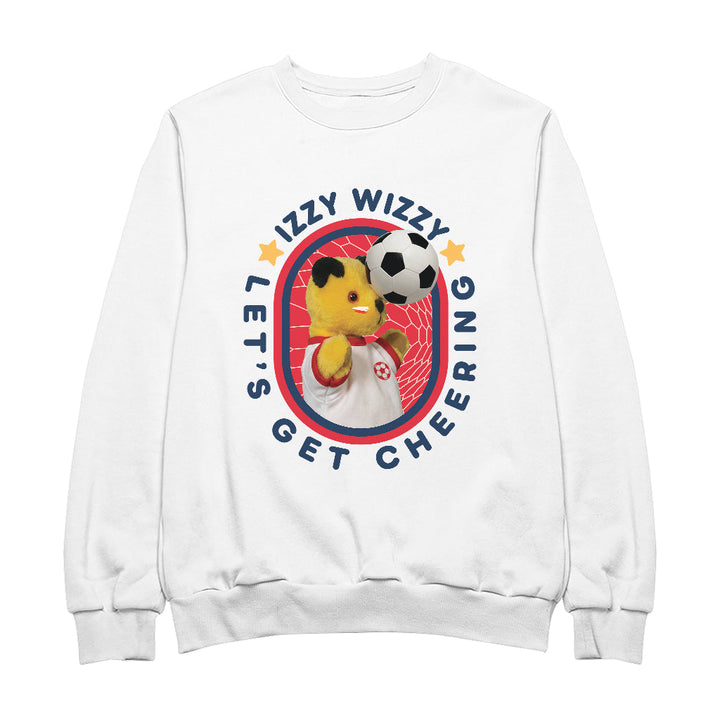 Sooty Izzy Wizzy Let's Get Cheering Football Men's Sweatshirt-Sooty's Shop