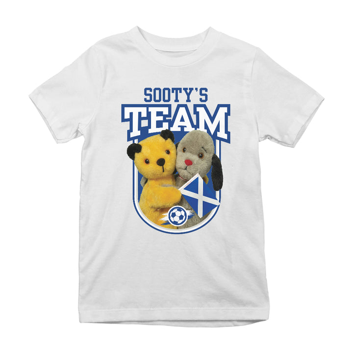 Sooty & Sweep Team Scotland Kids T-Shirt-Sooty's Shop