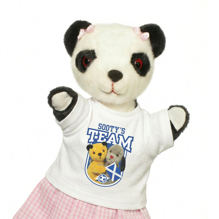 Sooty & Sweep Team Scotland Hand Puppet Mini T-Shirt-Sooty's Shop
