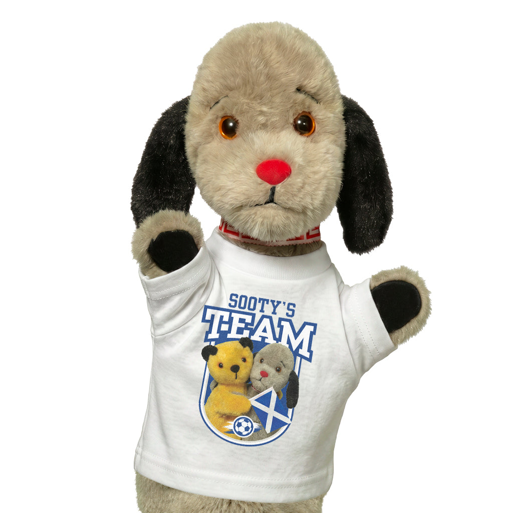 Sooty & Sweep Team Scotland Hand Puppet Mini T-Shirt-Sooty's Shop