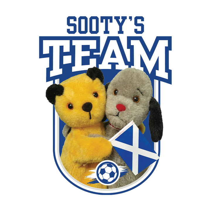 Sooty & Sweep Team Scotland Hand Puppet Mini T-Shirt-Sooty's Shop