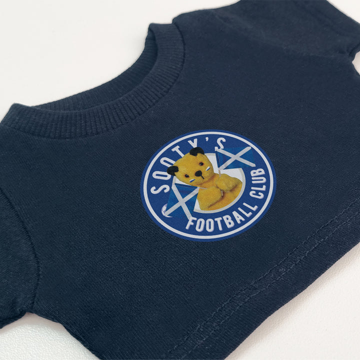 Sooty's Scotland Football Club Hand Puppet Mini T-Shirt-Sooty's Shop