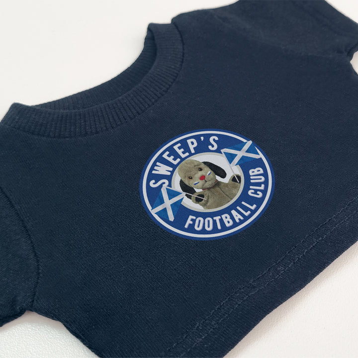 Sweep's Scotland Football Club Hand Puppet Mini T-Shirt-Sooty's Shop