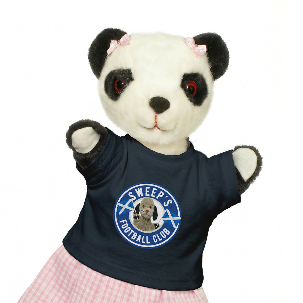 Sweep's Scotland Football Club Hand Puppet Mini T-Shirt-Sooty's Shop