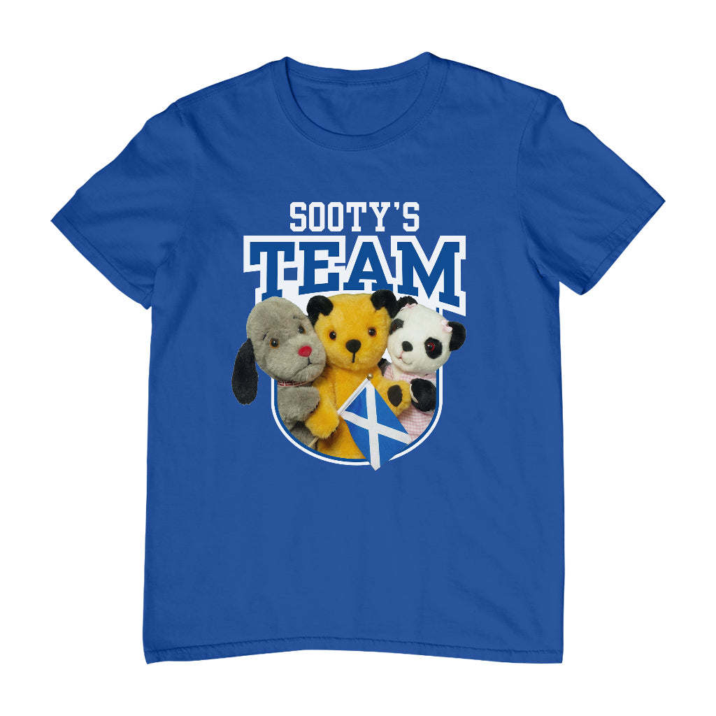 Sooty Sweep & Soo Team Scotland Mens T-Shirt-Sooty's Shop