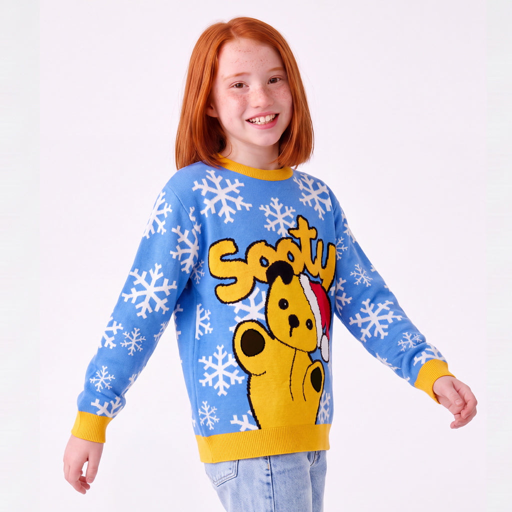 Sooty Christmas Jumper - Kids-Sooty's Shop