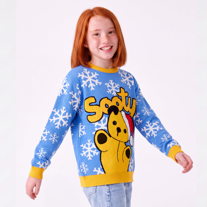 Sooty Christmas Jumper - Kids-Sooty's Shop