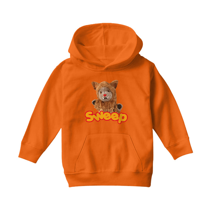Halloween Sweep Werewolf Kids Hooded Sweatshirt
