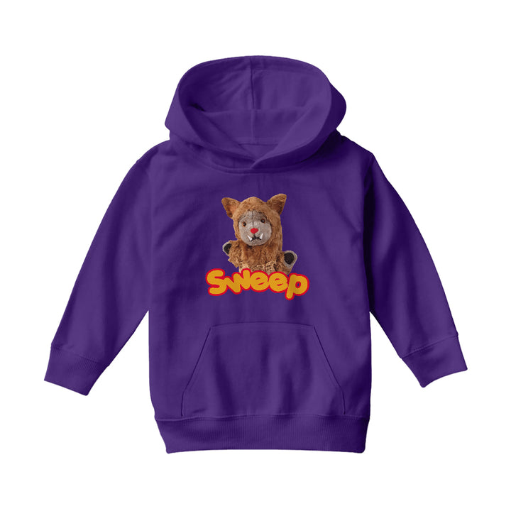 Halloween Sweep Werewolf Kids Hooded Sweatshirt-Sooty's Shop