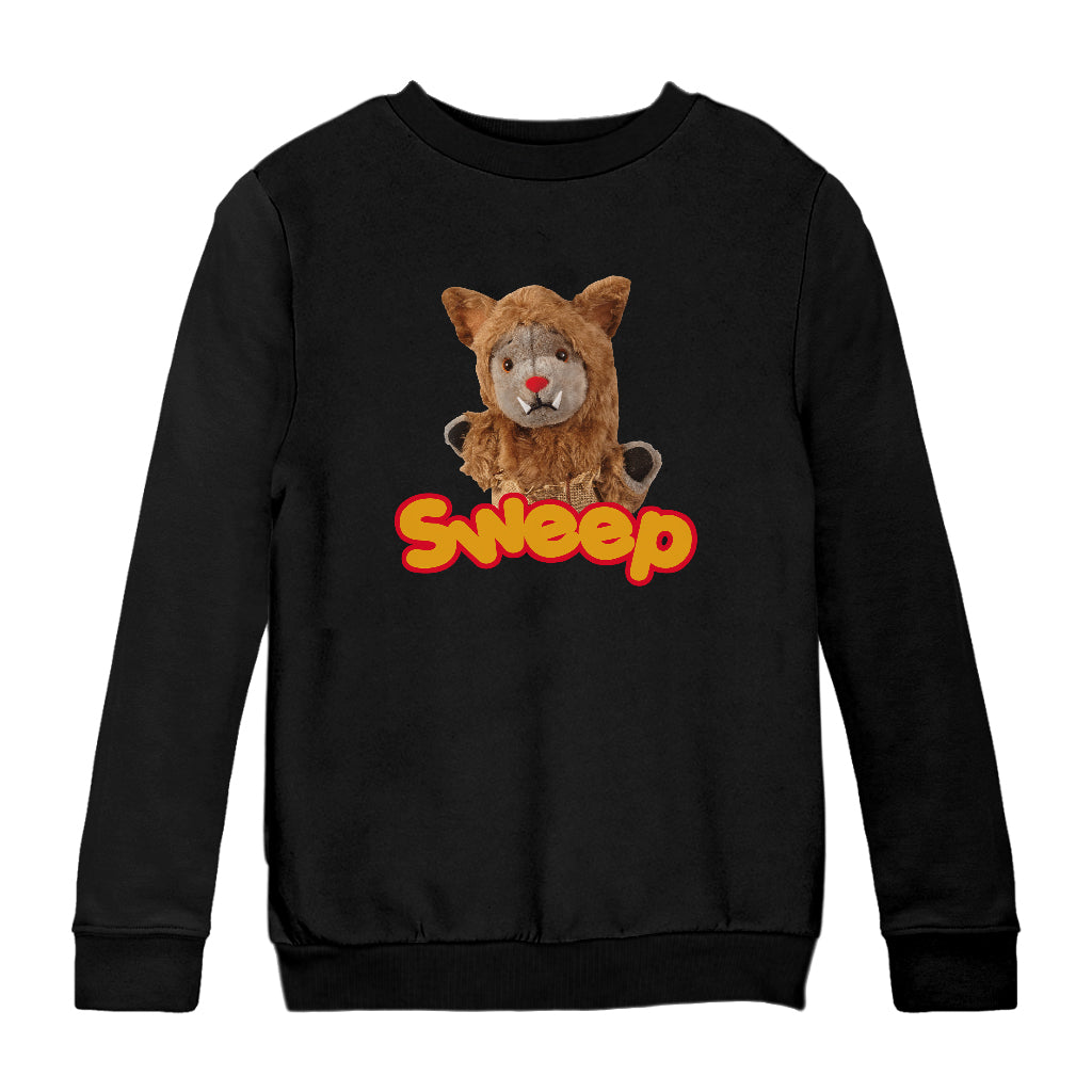 Halloween Sweep Werewolf Kids Sweatshirt-Sooty's Shop