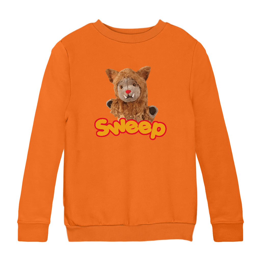 Halloween Sweep Werewolf Kids Sweatshirt-Sooty's Shop
