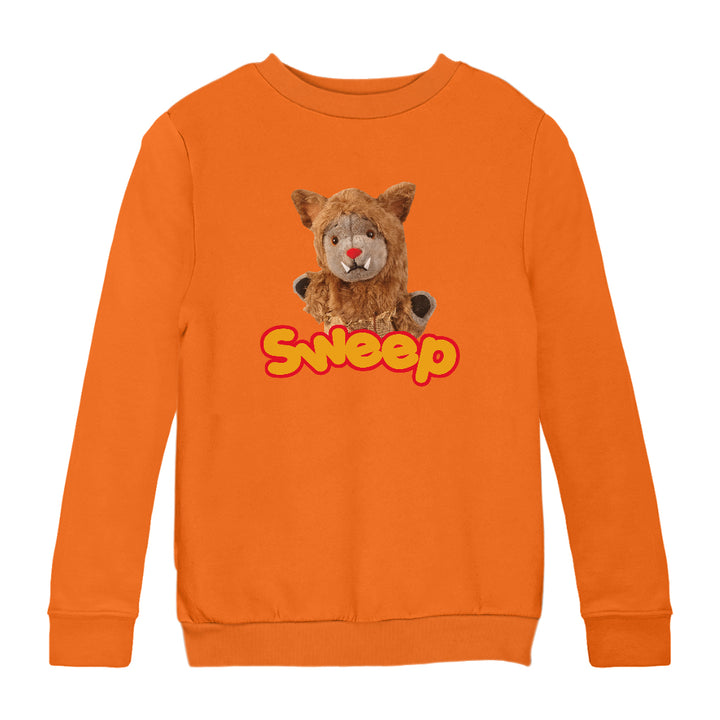 Halloween Sweep Werewolf Kids Sweatshirt-Sooty's Shop
