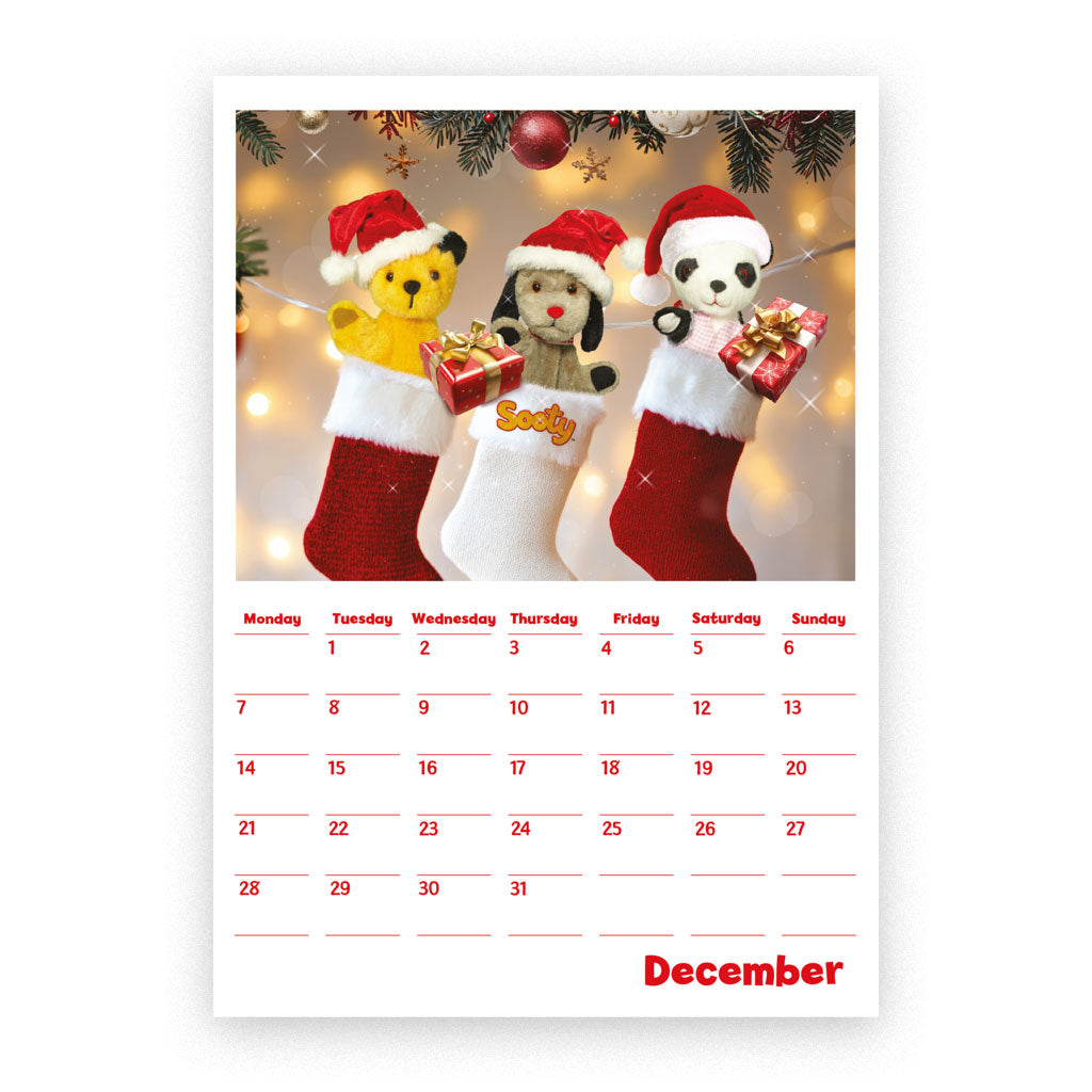 Sooty Wall Calendar 2026-Sooty's Shop