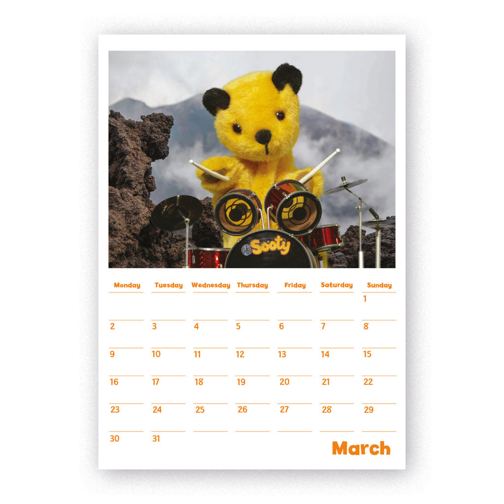 Sooty Wall Calendar 2026-Sooty's Shop