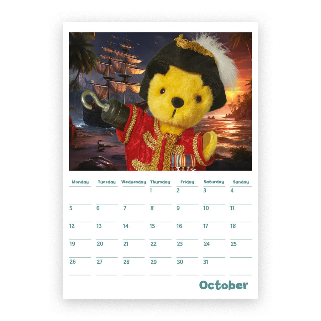 Sooty Wall Calendar 2026-Sooty's Shop