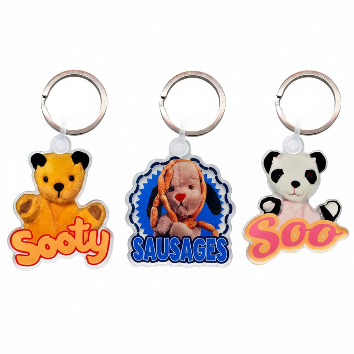 The Sooty Show Keyring Bundle-Sooty's Shop