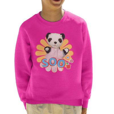 Sooty Soo Flowers Kid's Sweatshirt-Sooty's Shop