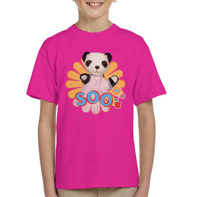 Sooty Soo Flowers Kid's T-Shirt-Sooty's Shop