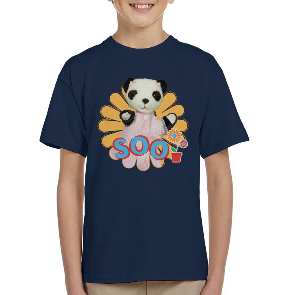 Sooty Soo Flowers Kid's T-Shirt-Sooty's Shop