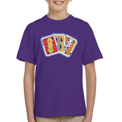 Sooty Playing Card Trio Kid's T-Shirt-Sooty's Shop