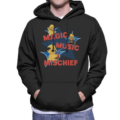 Sooty Magic Music Mischief Men's Hooded Sweatshirt-Sooty's Shop