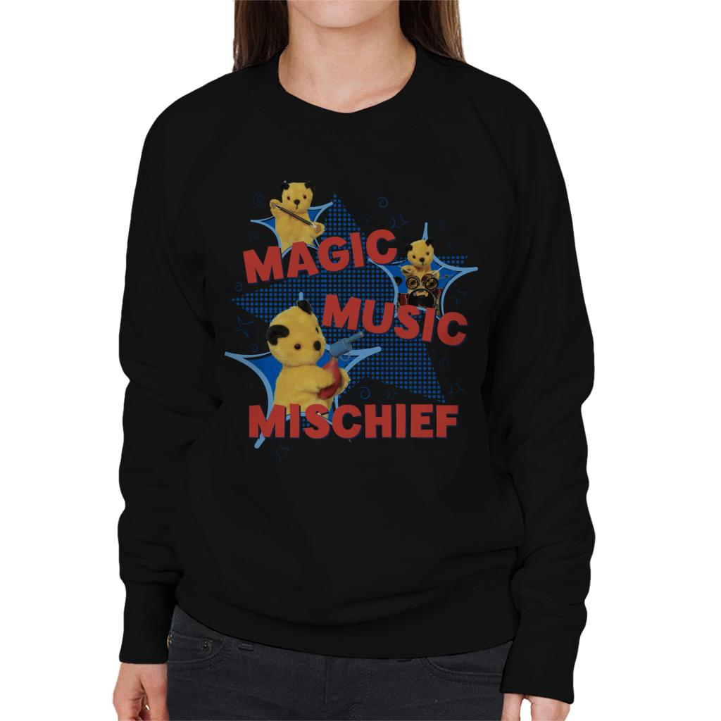 Sooty Magic Music Mischief Women's Sweatshirt-Sooty's Shop