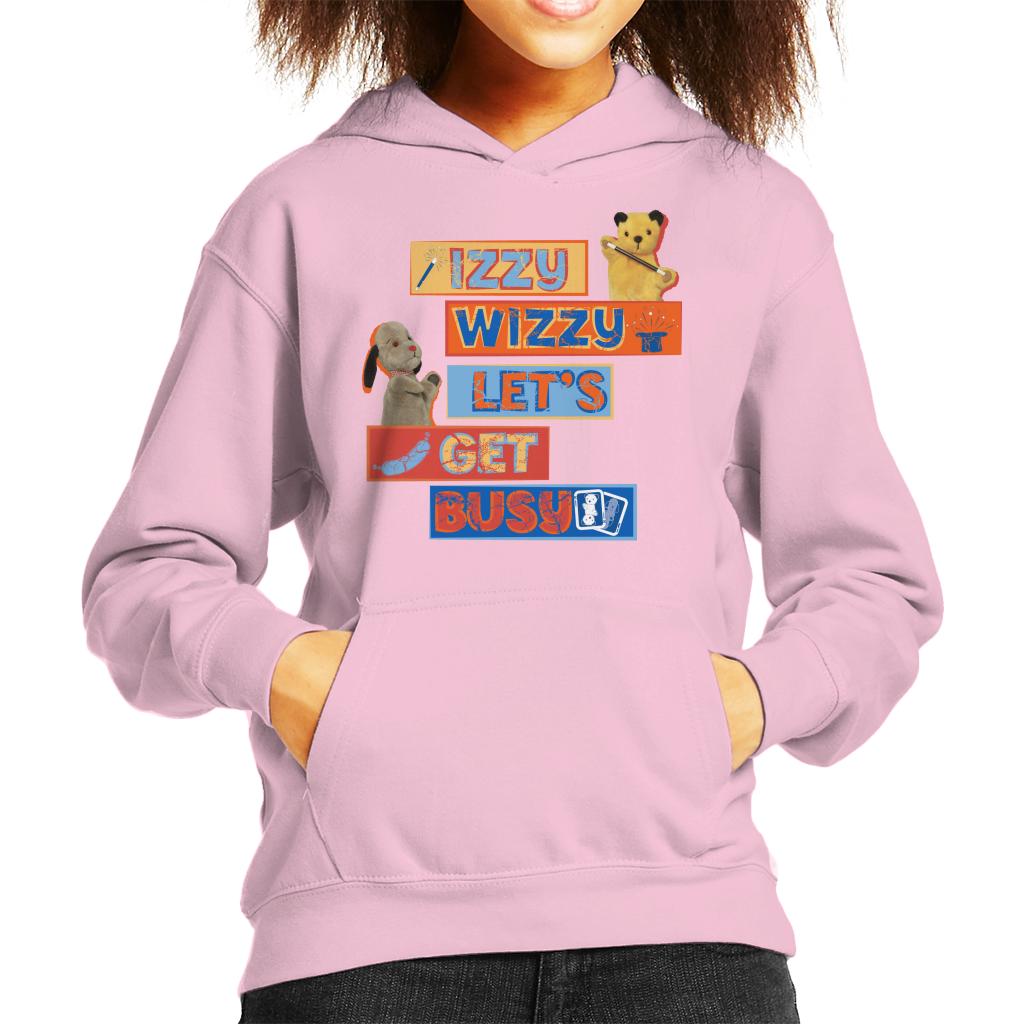 Sooty Izzy Wizzy Let's Get Busy Kid's Hooded Sweatshirt-Sooty's Shop