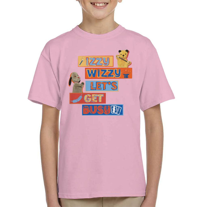 Sooty Izzy Wizzy Let's Get Busy Kid's T-Shirt-Sooty's Shop