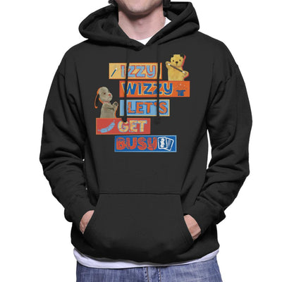 Sooty Izzy Wizzy Let's Get Busy Men's Hooded Sweatshirt-Sooty's Shop