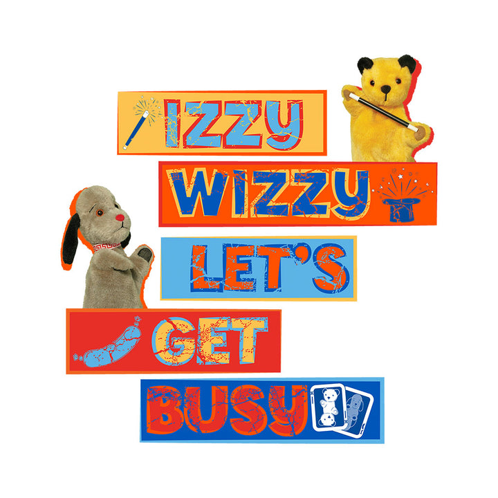 Sooty Izzy Wizzy Let's Get Busy Men's Baseball Long Sleeved T-Shirt