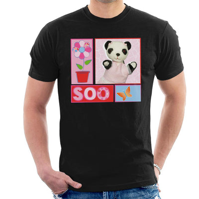 Sooty Soo Retro Floral Men's T-Shirt-Sooty's Shop